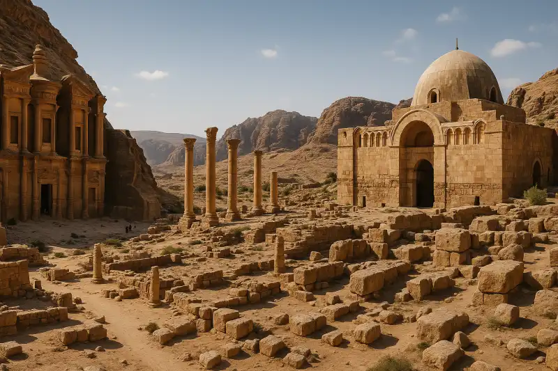 The Treasury (Al-Khazneh) at Petra, Jordan