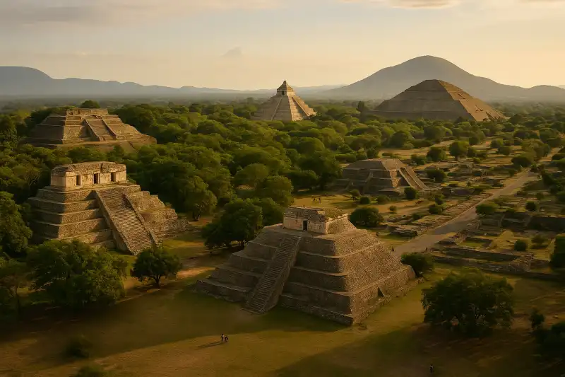 El Castillo pyramid at Chichen Itza in Mexico