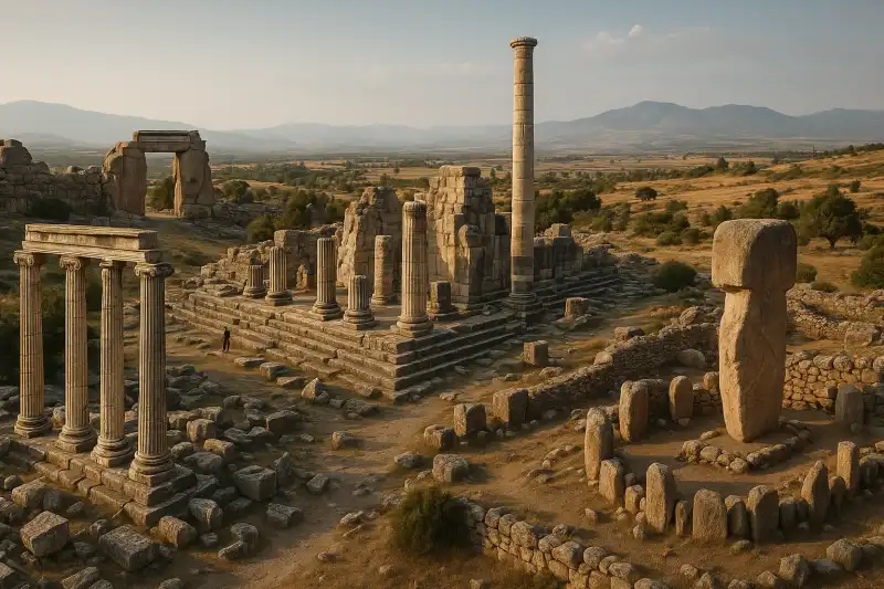 The Library of Celsus at ancient Ephesus in Turkey