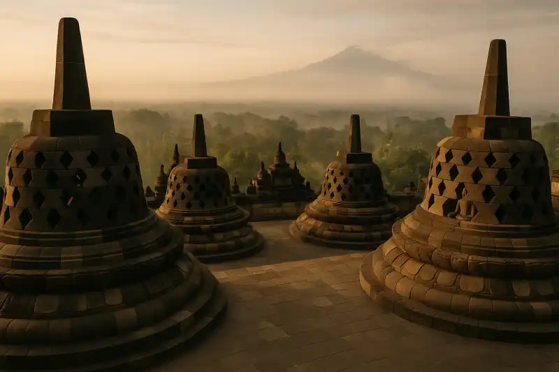 Borobudur temple, Java, Indonesia