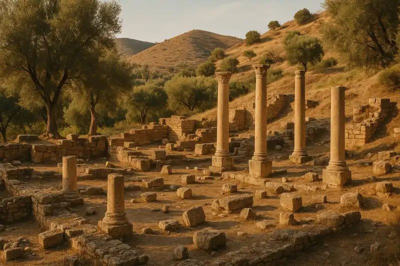 Gortyn ancient Cretan ruins
