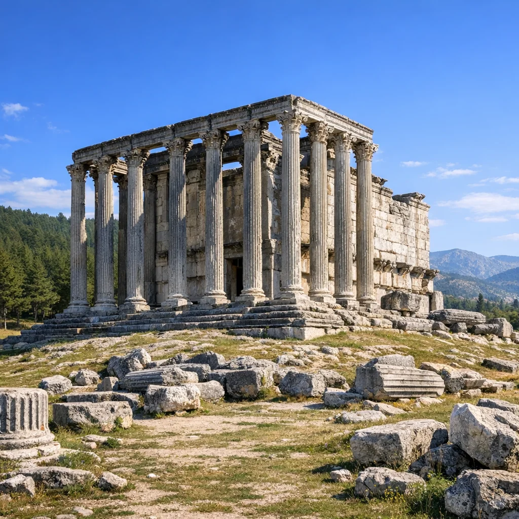 Temple of Zeus at Aizanoi, Turkey