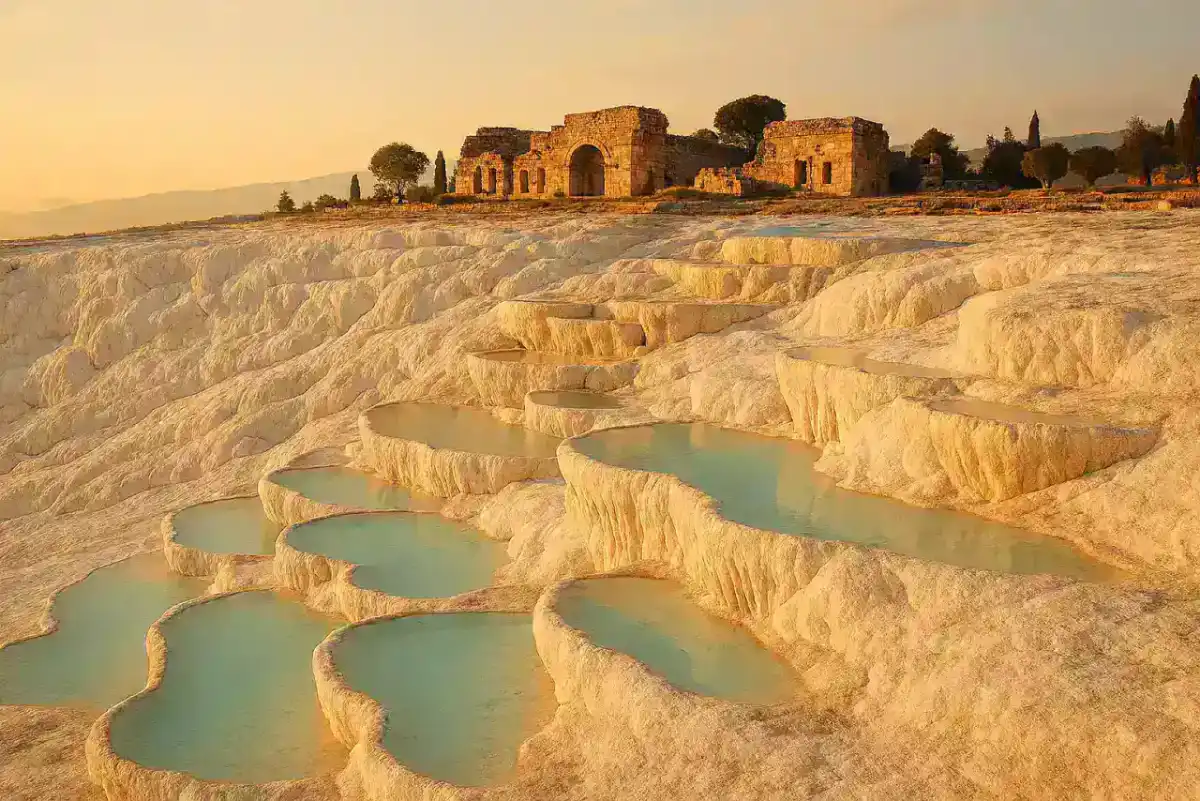 Pamukkale Turkey Guide ruins in Turkey