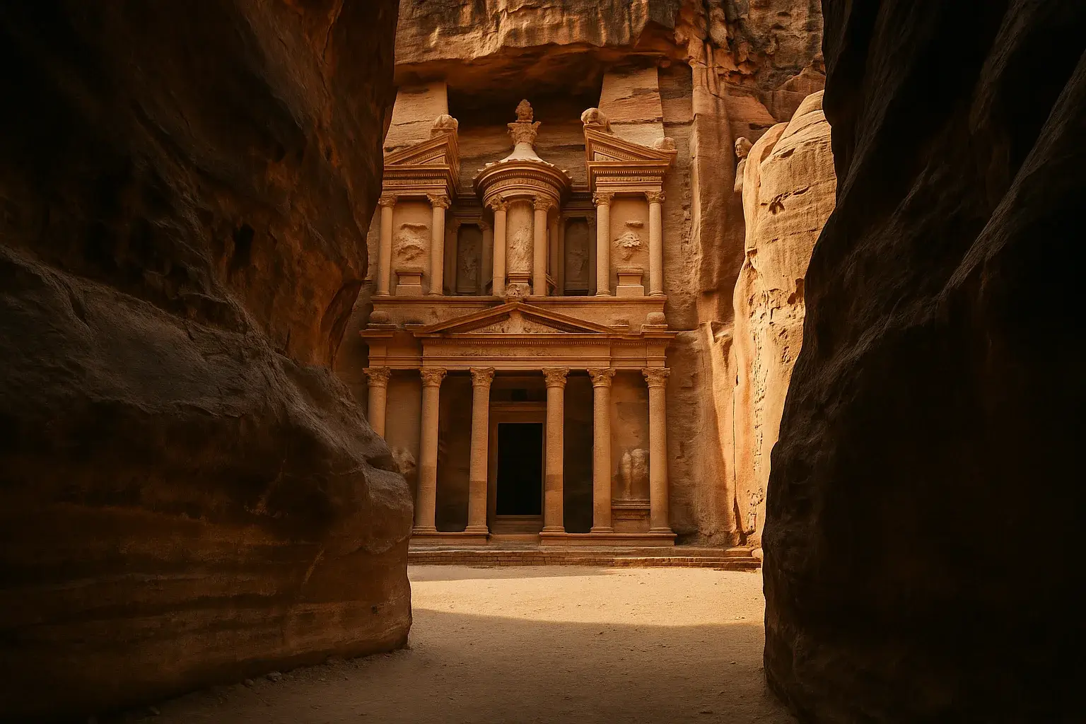 The Treasury at Petra, Jordan