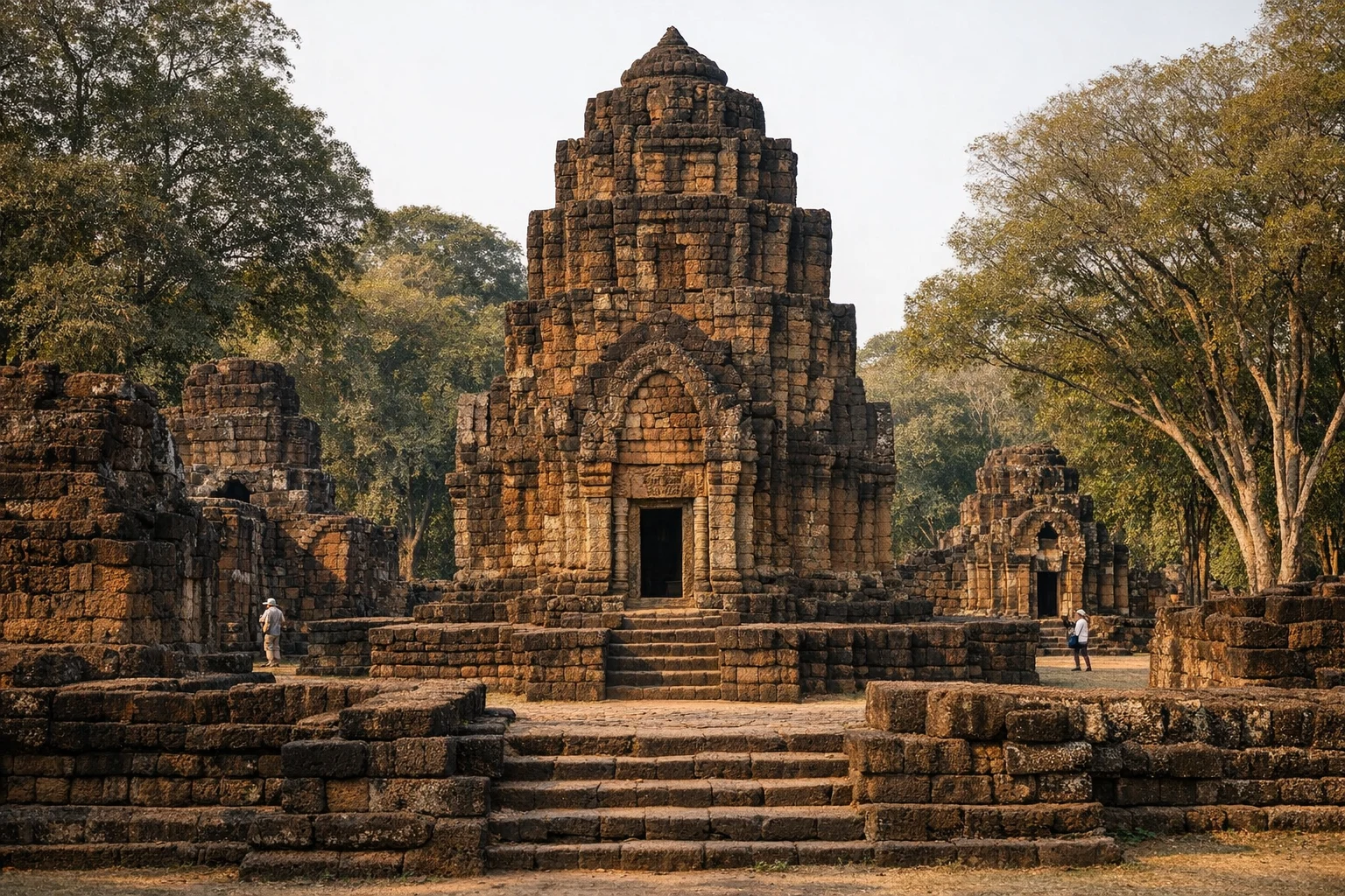 Laterite ruins of Prasat Muang Sing in Kanchanaburi, Thailand
