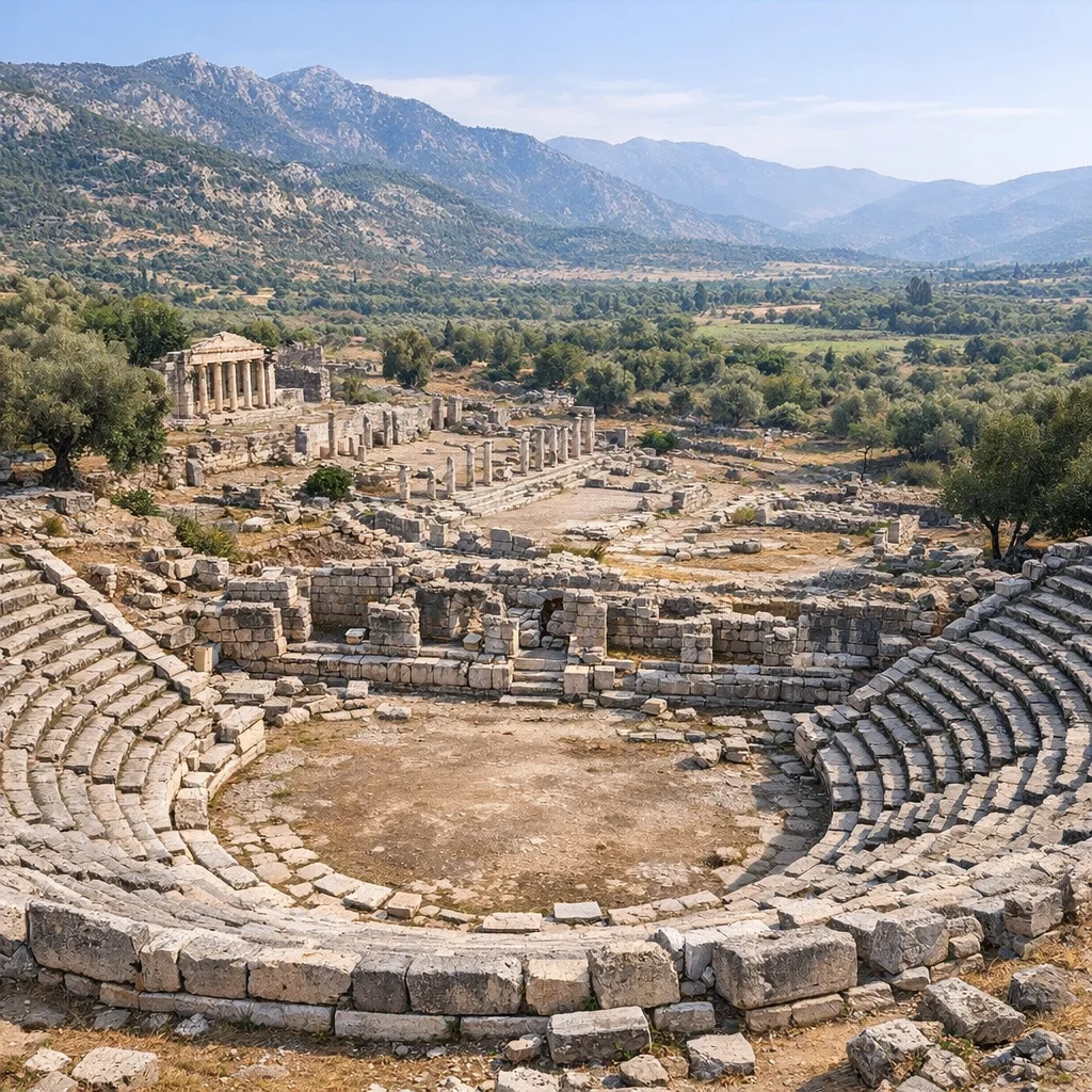 Theater and civic monuments of Stratonikeia in the Carian landscape